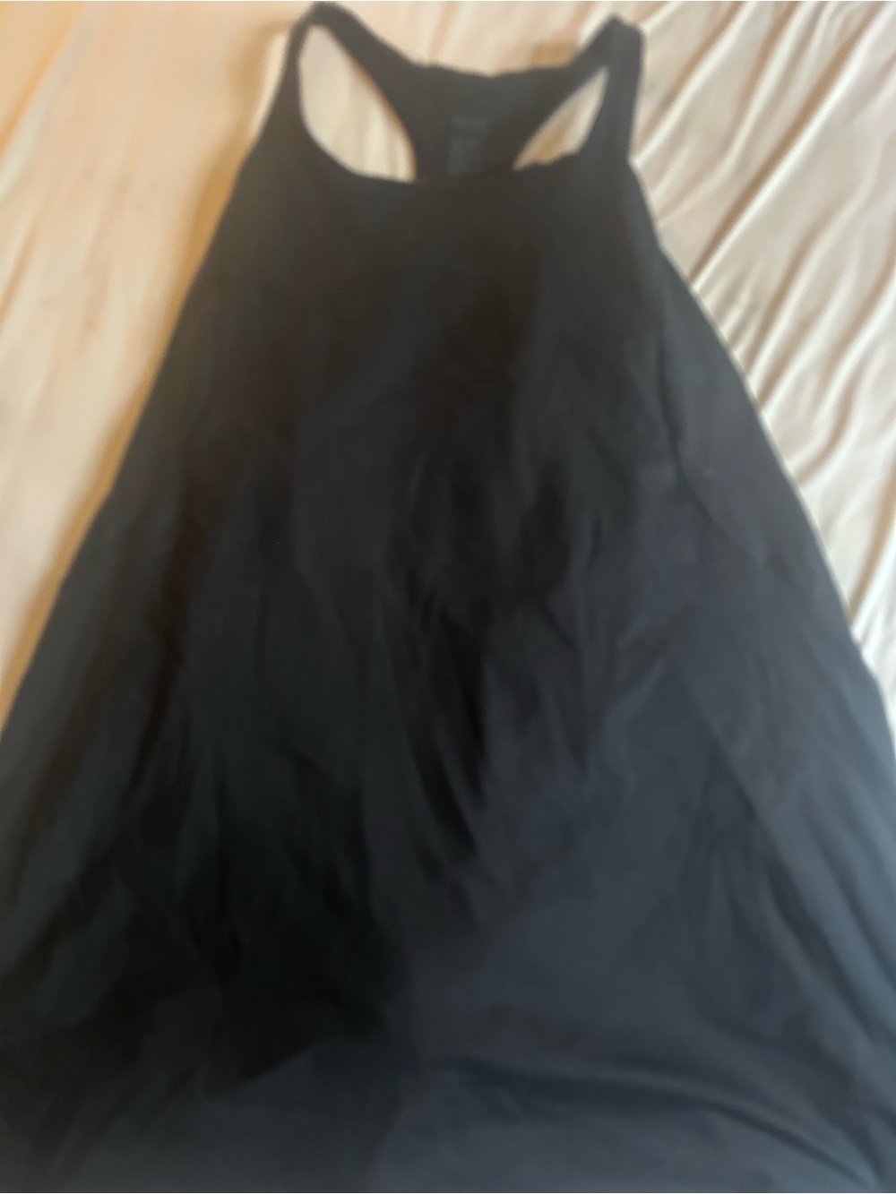 girlfriend collective Black Racerback Midi Dress
